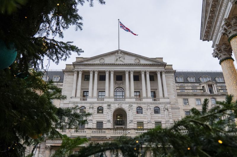 The Bank of England building in London, Britain, December 1, 2025. REUTERS/Maja Smiejkowska