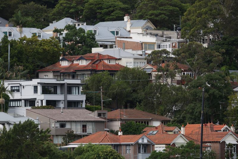 Residential properties stand in Sydney, Australia, March 18, 2026. REUTERS/Hollie Adams