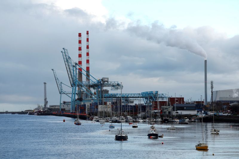 A view of the Dublin Port, in Dublin, Ireland, January 17, 2026. REUTERS/Clodagh Kilcoyne