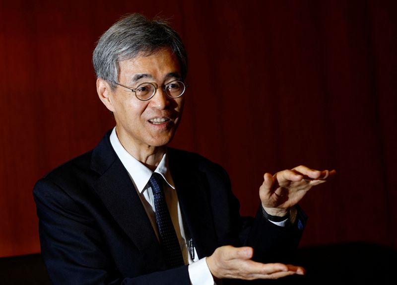 Bank of Japan Deputy Governor Ryozo Himino speaks during an interview with Reuters in Tokyo, Japan, June 28, 2023. REUTERS/Kim Kyung-Hoon