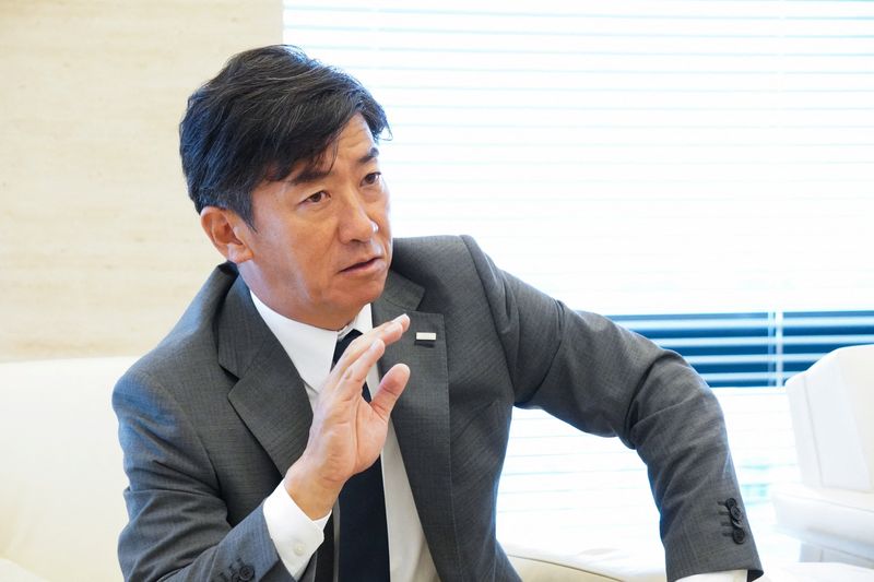 Sumitomo Mitsui Financial Group Inc.'s Head of the Global Markets Business Unit, Arihiro Nagata, discusses the company's strategy and the market outlook during an interview at the company's office in Tokyo, Japan, June 1, 2026. REUTERS/Miho Uranaka