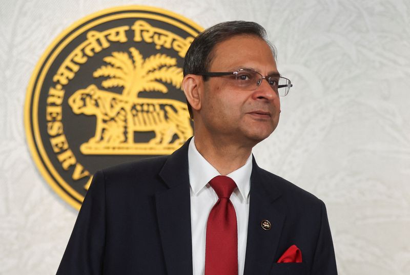 Reserve Bank of India (RBI) Governor Sanjay Malhotra arrives at a press conference in Mumbai, India, February 6, 2026. REUTERS/Francis Mascarenhas