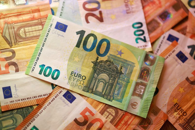 Euro banknotes are seen in this illustration taken March 24, 2026. REUTERS/Dado Ruvic/Illustration