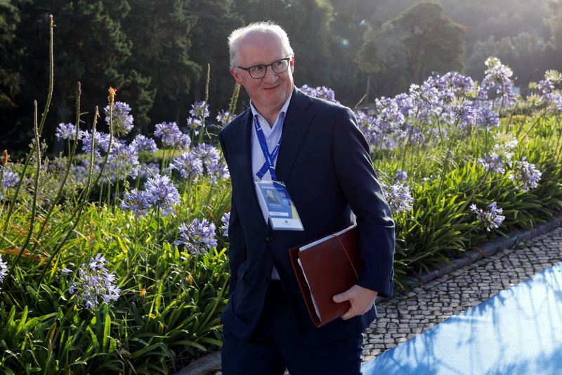 Member of the Executive Board, European Central Bank Philip R. Lane enters for the morning session at the ECB Forum, in Sintra, Portugal June 30, 2026. REUTERS/Pedro Rocha