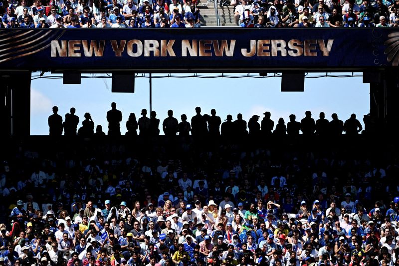 Soccer Football - FIFA World Cup 2026 - Group I - France v Senegal - New York/New Jersey Stadium, East Rutherford, New Jersey, U.S. - June 16, 2026 France fans inside the stadium during the match REUTERS/Dylan Martinez