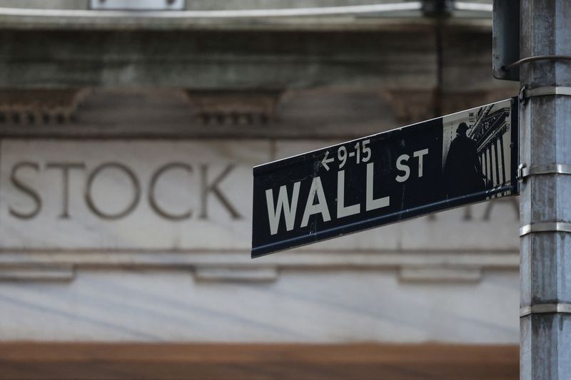 A view shows the New York Stock Exchange (NYSE) Wall Street entrance in New York City, U.S., April 7, 2025. REUTERS/Kylie Cooper