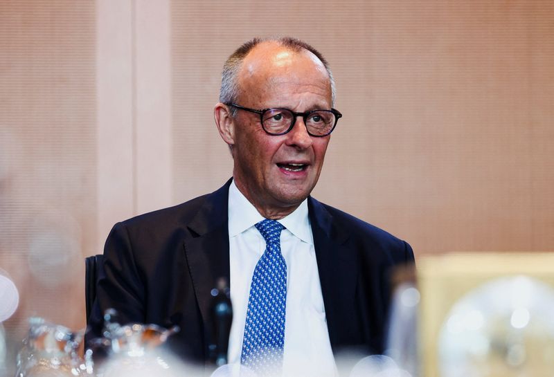 German Chancellor Friedrich Merz arrives for a cabinet meeting at the Chancellery in Berlin, Germany, July 29, 2026. REUTERS/Nadja Wohlleben/File Photo