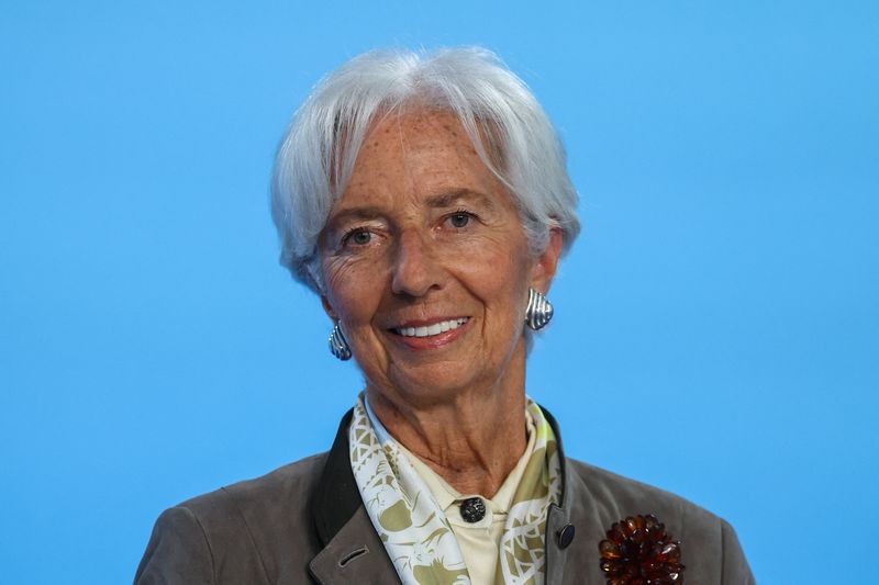 European Central Bank (ECB) President Christine Lagarde addresses the media after the ECB's Governing Council meeting, at the ECB headquarters in Frankfurt, Germany, September 11, 2025. REUTERS/Kai Pfaffenbach