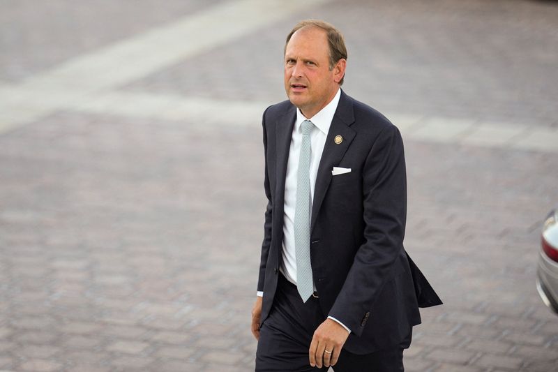 U.S. Representative Andy Barr (R-KY) is seen on Capitol Hill in Washington, D.C., U.S., July 13, 2026. REUTERS/Al Drago