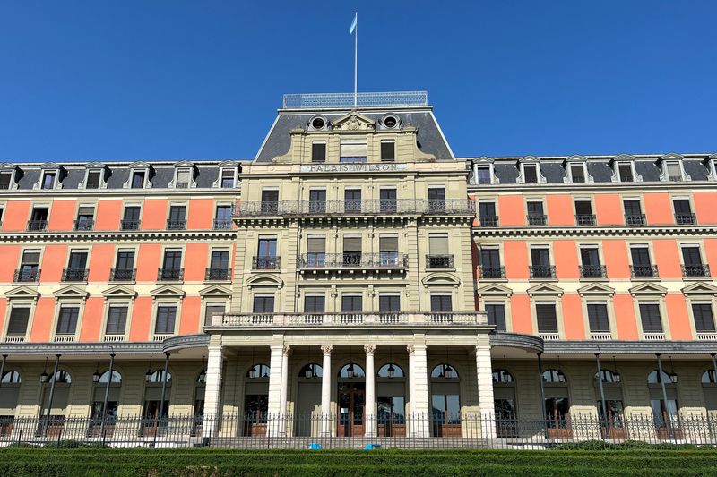 View of the Palais Wilson, base of the U.N. High Commissioner for Human Rights, and the former headquarters of the League of Nations, in Geneva, Switzerland, June 17, 2025. REUTERS/Emma Farge