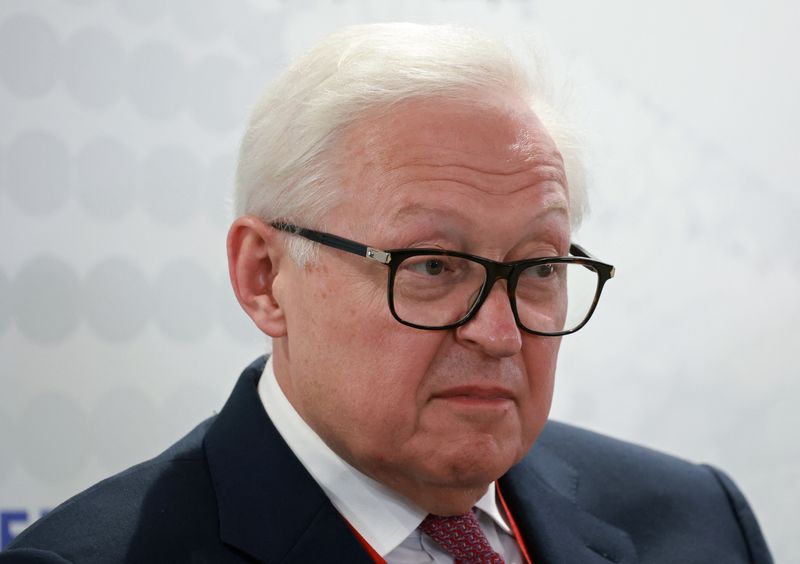 FILE PHOTO: Russia's Deputy Foreign Minister Sergei Ryabkov attends the St. Petersburg International Economic Forum (SPIEF) in Saint Petersburg, Russia June 18, 2025. REUTERS/Anton Vaganov/File Photo