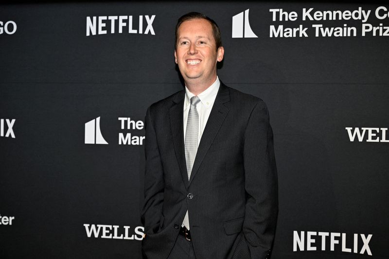 FILE PHOTO: Director of White House Office of Presidential Personnel Sergio Gor poses on the red carpet during the 26th Mark Twain Prize for American Humor at the John F. Kennedy Center for the Performing Arts in Washington, D.C., U.S., March 23, 2025. REUTERS/Craig Hudson/File Photo