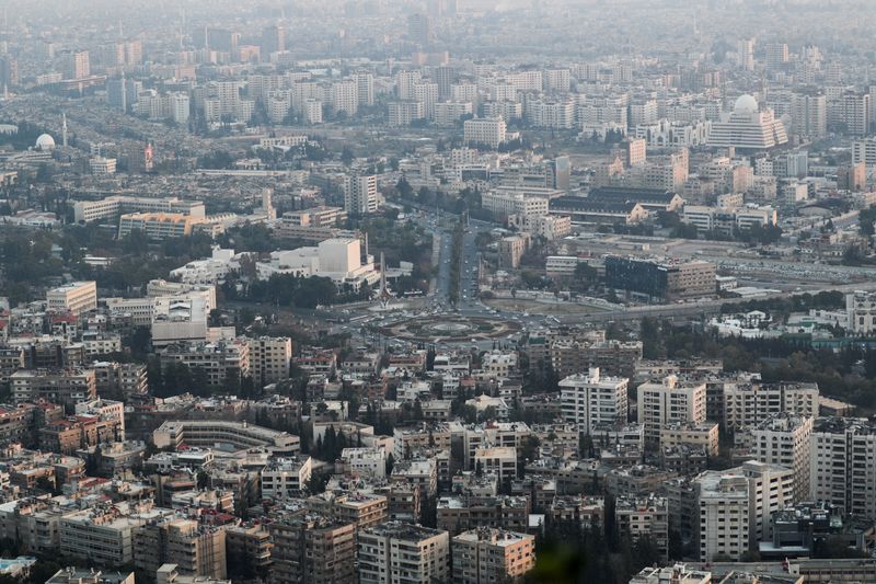 A general view shows Damascus from Mount Qasioun, in Damascus, Syria, January 7, 2025. REUTERS/Khalil Ashawi