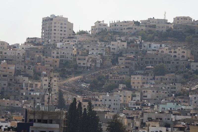 Buildings and streets of Jenin refugee camp amid an ongoing Israeli military operation, in Jenin, in the Israeli-occupied West Bank November 19, 2025. REUTERS/Mohamad Torokman