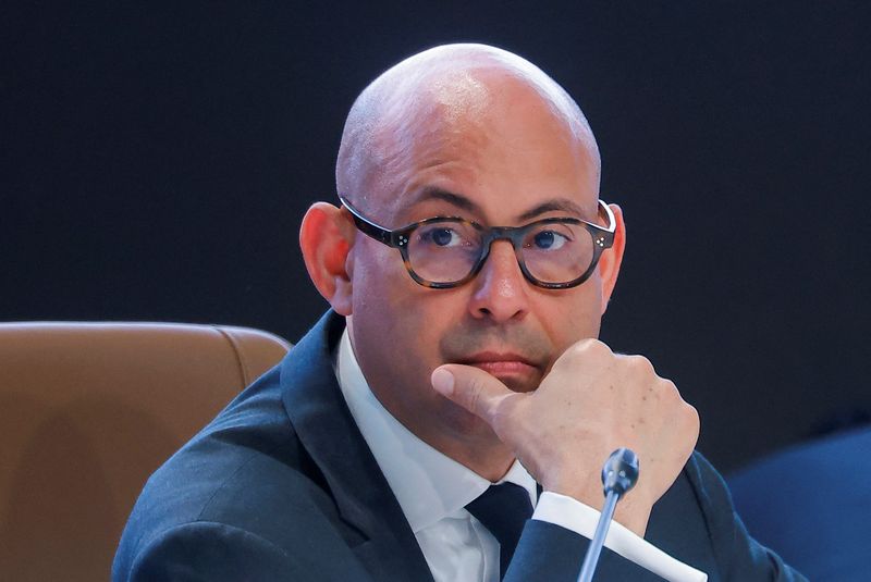 Simon Stiell, Executive Secretary of UNFCCC attends the United Nations climate change conference COP29 in Baku, Azerbaijan, November 18, 2024. REUTERS/Maxim Shemetov
