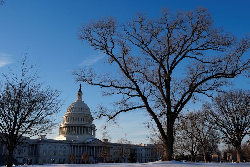 The U.S. Capitol building stands, as Congress works to resolve a dispute over immigration enforcement and avert a looming partial government shutdown, in Washington, D.C., U.S., January 29, 2026. REUTERS/Kent Nishimura