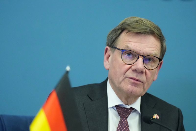 German Minister of Foreign Affairs Johann Wadephul speaks during news conference in Riga, Latvia January 26, 2026. REUTERS/Ints Kalnins