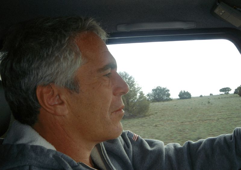 FILE PHOTO: Jeffrey Epstein is seen in this image released by the Department of Justice in Washington, D.C., U.S., on December 19, 2025 as part of a new trove of documents from its investigations into the late financier and convicted sex offender Jeffrey Epstein. U.S. Justice Department/Handout via REUTERS/File Photo