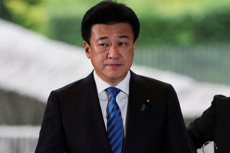 Japan's newly-appointed Chief Cabinet Secretary Minoru Kihara arrives at the prime minister's official residence in Tokyo, Japan October 21, 2025. REUTERS/Kim Kyung-Hoon