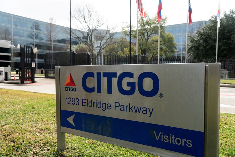 FILE PHOTO: A sign of Citgo Petroleum is seen at its headquarters in Houston, Texas, U.S., January 11, 2024. REUTERS/Go Nakamura/File Photo