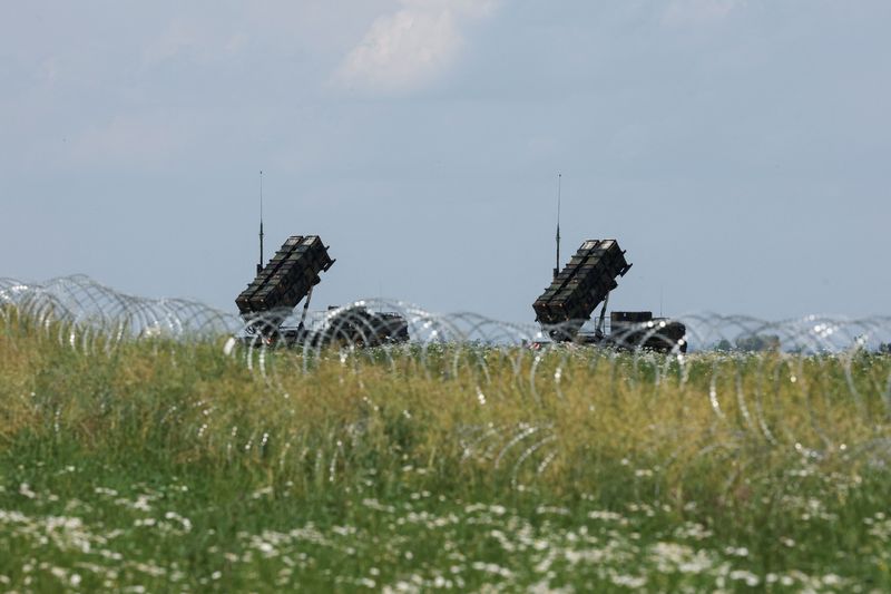 FILE PHOTO: Patriot air defence system units are seen at a military base in this file photo, Poland July 3, 2023. REUTERS/Kacper Pempel/File Photo