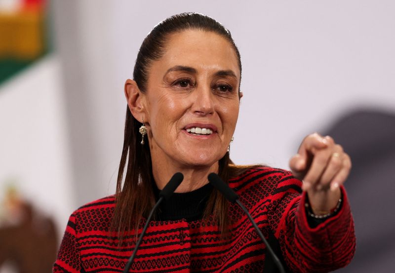 Mexico's President Claudia Sheinbaum addresses the media in her daily press conference, in Mexico City, Mexico March 30, 2026. REUTERS/Quetzalli Nicte-Ha