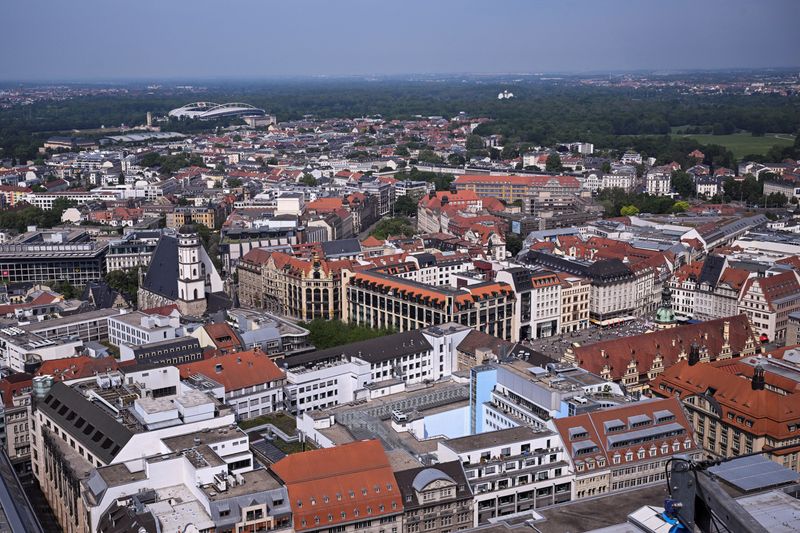 FIEL PHOTO: A general view of the central city in Leipzig. REUTERS/Annegret Hilse