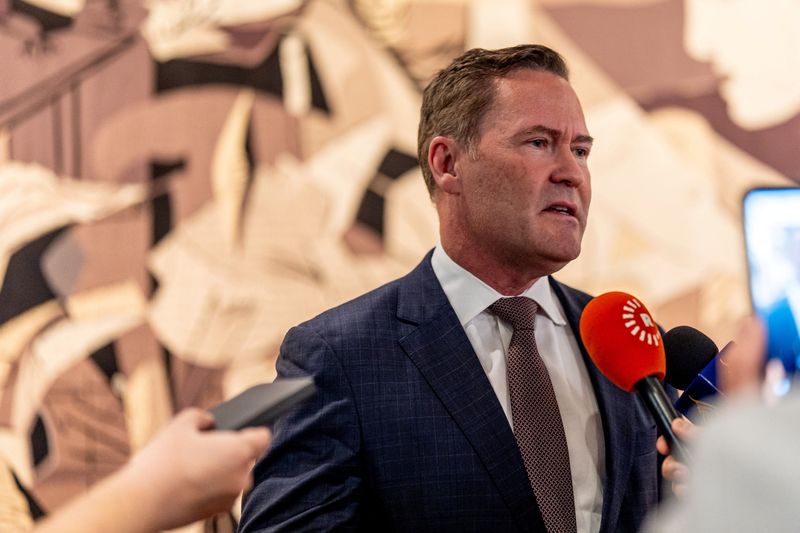 U.S. Ambassador to the United Nations Mike Waltz speaks to the media on a proposed resolution of the Strait of Hormuz at U.N. headquarters in New York City, U.S., May 7, 2026. REUTERS/David 'Dee' Delgado