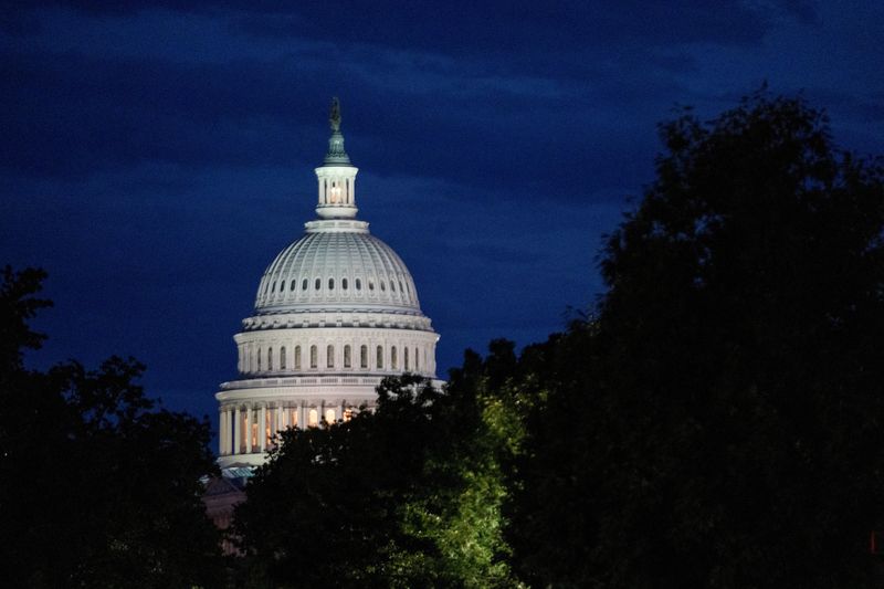 FILE PHOTO: A general view of the U.S. Capitol in Washington, D.C., U.S. August 6, 2022. REUTERS/Ken Cedeno/File Photo