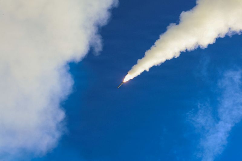 Arleigh Burke-class guided-missile destroyer USS Thomas Hudner fires a Tomahawk land attack missile at an undisclosed location, March 21, 2026. U.S. Navy Photo/Handout via REUTERS/File Photo