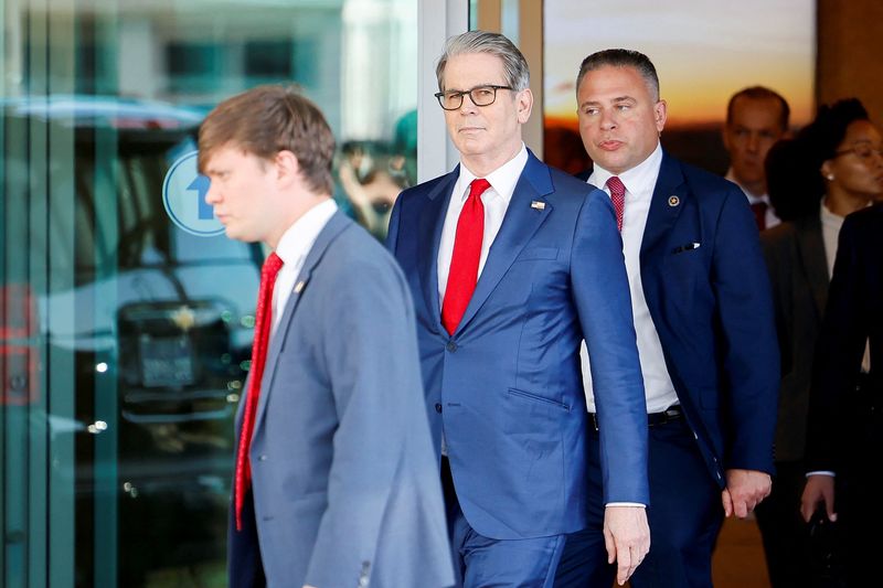 U.S. Treasury Secretary Scott Bessent arrives at Incheon International Airport ahead of a scheduled meeting with South Korean President Lee Jae Myung and trade talks with Chinese Vice Premier He Lifeng before a summit between U.S. President Donald Trump and Chinese President Xi Jinping in Beijing, in Incheon, South Korea, May 13, 2026. REUTERS/Kim Soo-hyeon