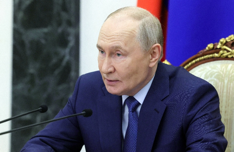 Russia's President Vladimir Putin chairs a meeting on economic issues in Moscow, Russia, May 15, 2026. Sputnik/Mikhail Metzel/Pool via REUTERS