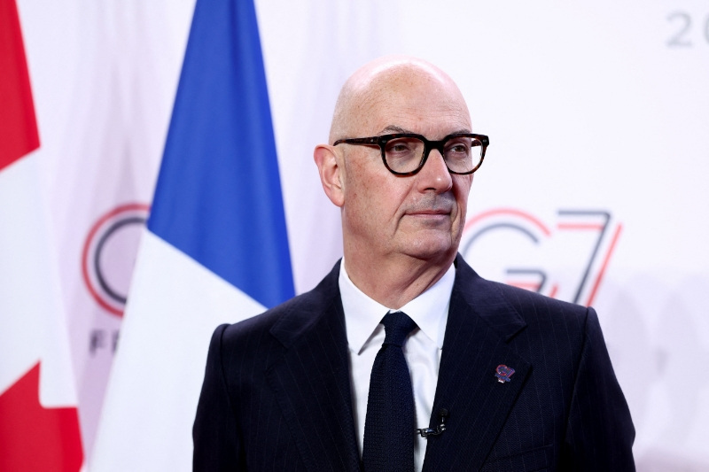 French Finance Minister Roland Lescure looks on ahead of a G7 finance ministers and central bank governors meeting in Paris, France, May 18, 2026. REUTERS/Tom Nicholson