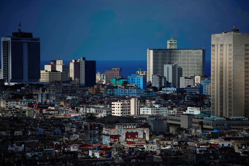 FILE PHOTO: A view of Havana, Cuba, October 29, 2019.  REUTERS/Alexandre Meneghini/File Photo