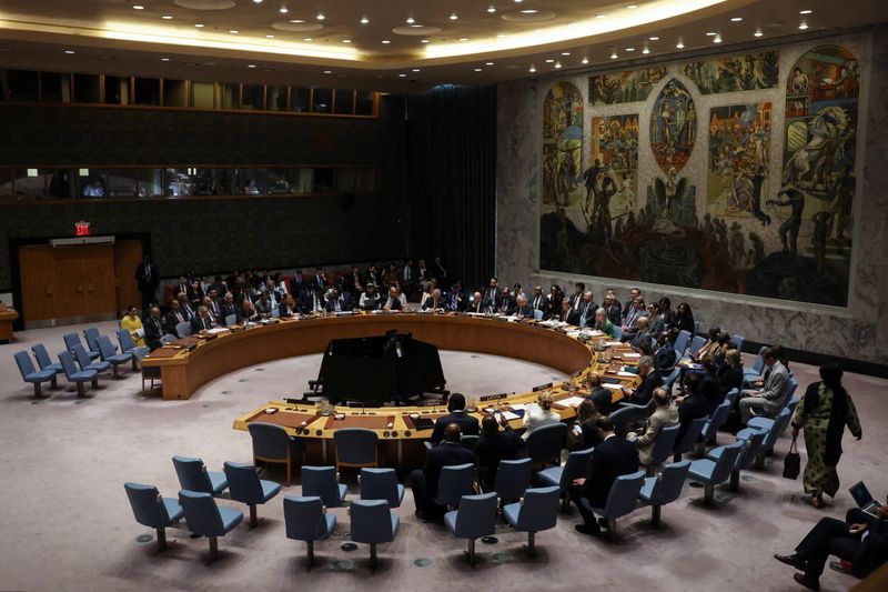 Chinese Foreign Minister Wang Yi attends a Security Council meeting at the United Nations headquarters in New York City, U.S., May 26, 2026. REUTERS/Shannon Stapleton