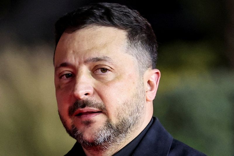 FILE PHOTO: Ukraine's President Volodymyr Zelenskiy arrives to attend an informal European leaders' summit in Ayia Napa, Cyprus April 23, 2026. REUTERS/Yiannis Kourtoglou/File Photo