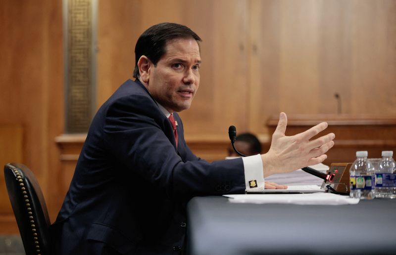 U.S. Secretary of State Marco Rubio testifies before a Senate Foreign Relations Committee hearing on President Donald Trump's FY2027 budget request for the Department of State, on Capitol Hill in Washington, D.C., U.S., June 2, 2026. REUTERS/Evan Vucci