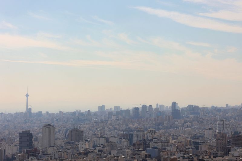 A general view of the city skyline in Tehran, Iran, February 4, 2023. Majid Asgaripour/WANA (West Asia News Agency) via REUTERS