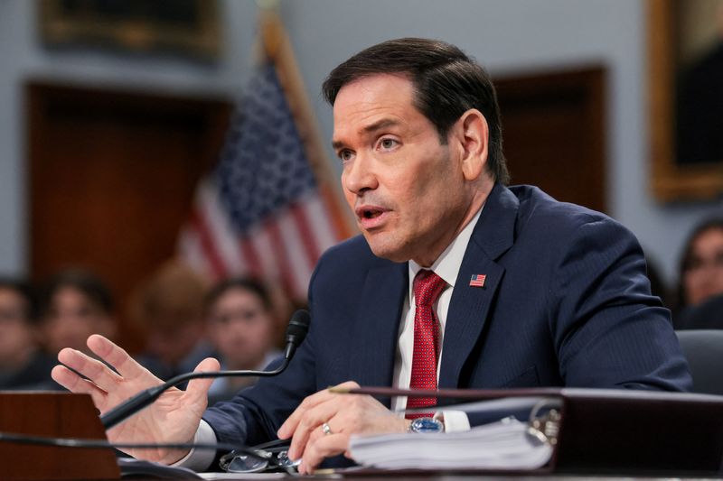U.S. Secretary of State Marco Rubio testifies before a House Appropriations Subcommittee hearing on President Donald Trump's FY2027 budget request for the Department of State, on Capitol Hill in Washington, D.C., U.S., June 2, 2026. REUTERS/Kylie Cooper