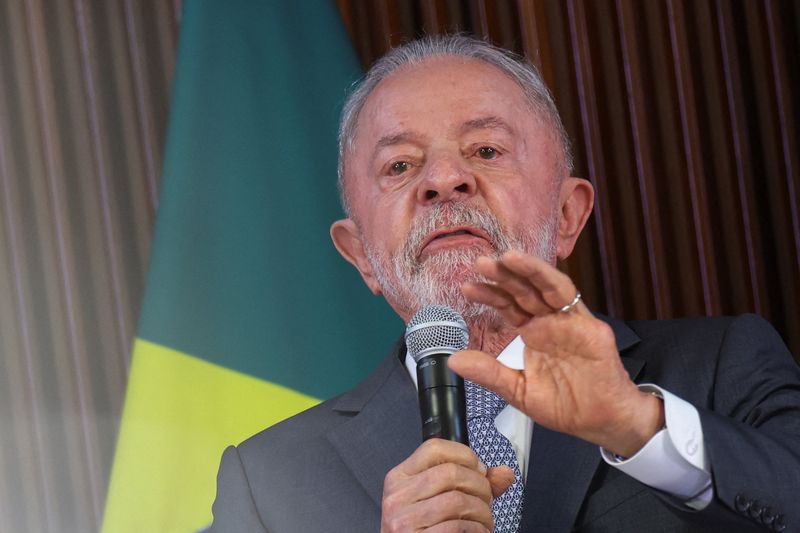 Brazil's President Luiz Inacio Lula da Silva speaks during a ministerial meeting at the Planalto Palace in Brasilia, Brazil, June 3, 2026. REUTERS/Adriano Machado