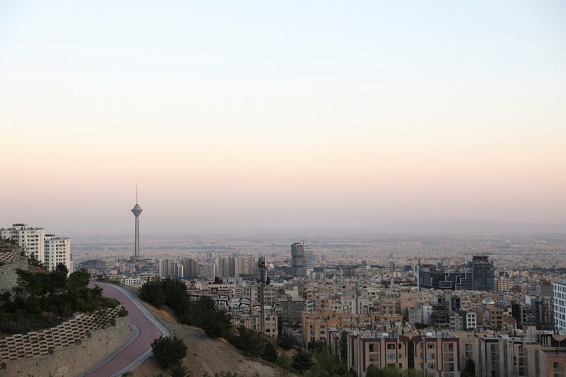 A view of Milad Tower,  in Tehran, Iran, June 15, 2026. Majid Asgaripour/WANA (West Asia News Agency) via REUTERS
