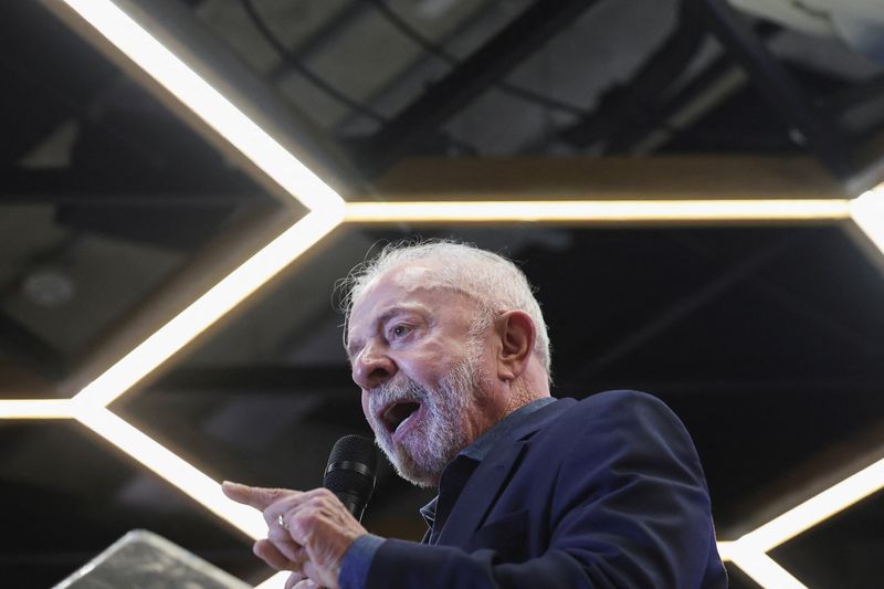 Brazil's President Luiz Inacio Lula da Silva speaks during a ceremony announcing deforestation data in the Amazon, in Brasilia, Brazil, June 11, 2026. REUTERS/Adriano Machado