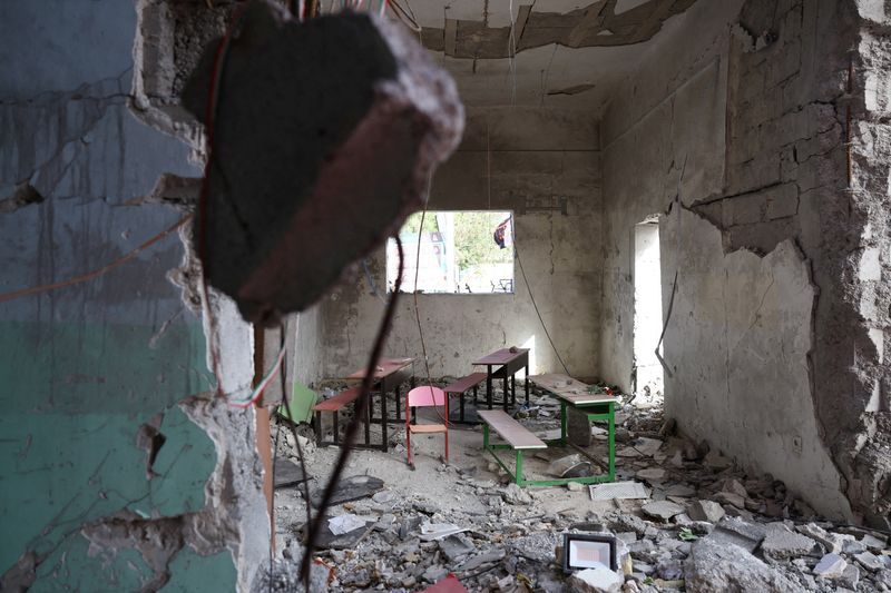 The Minab school damaged by a strike on February 28, in Minab, Iran, May 21, 2026. Majid Asgaripour/WANA (West Asia News Agency) via REUTERS