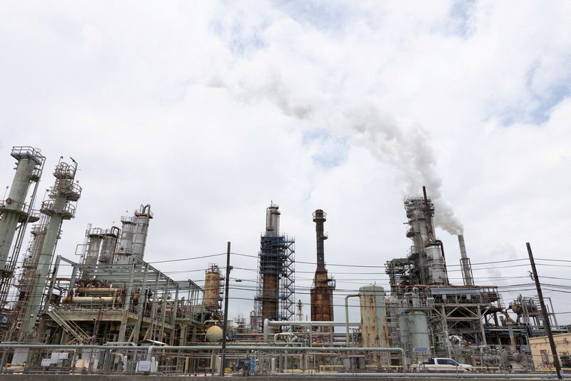 The Marathon Galveston Bay Refinery in Texas City outside of Houston, Texas, U.S., May 11, 2026.  REUTERS/Shahrzad Rasekh