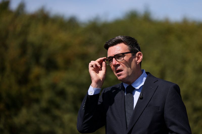 Britain's Prime Minister Andy Burnham looks on, as he meets with members of the Home Office and of the Coastguard, during a visit to HM Coastguard Maritime Rescue Coordination Centre, in Dover, Britain, August 2, 2026. REUTERS/Jack Taylor/Pool