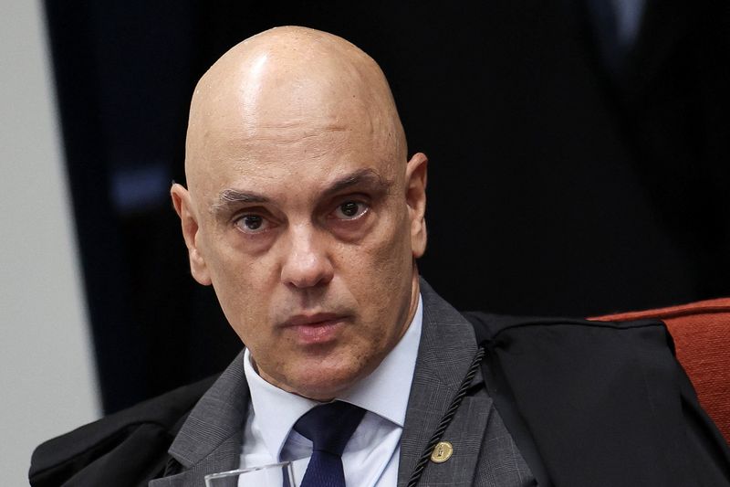 Brazil's Supreme Court Justice Alexandre de Moraes attends a session at the Supreme Court in Brasilia, Brazil, June 16, 2026. REUTERS/Adriano Machado/File Photo