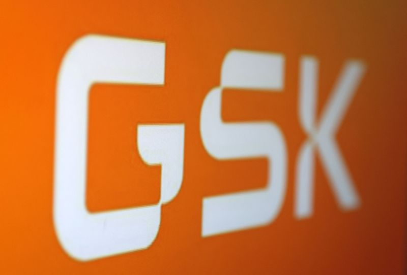 FILE PHOTO: GSK (GlaxoSmithKline) logo is seen in this illustration, August 10, 2022. REUTERS/Dado Ruvic/Illustration/File Photo