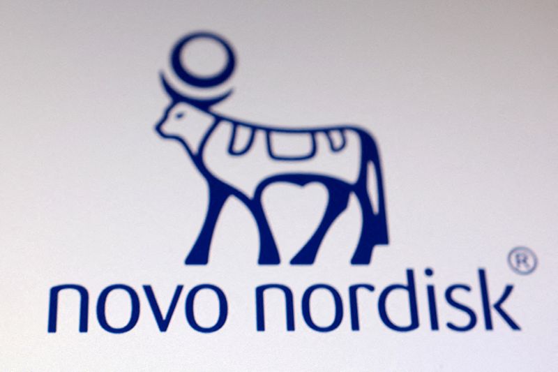 FILE PHOTO: Novo Nordisk logo is seen in this illustration created on August 5, 2025. REUTERS/Dado Ruvic/Illustration/File Photo