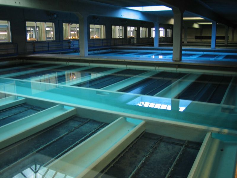 The Milwaukee Water Works filters Lake Michigan water at the Linnwood plant (shown here) and the Howard Avenue plant for distribution to a regional drinking water service area.