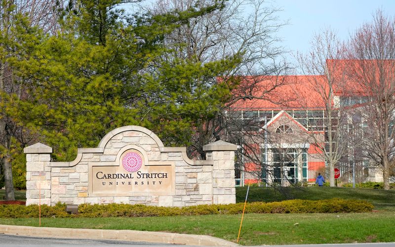 Cardinal Stritch University in Fox Point on Tuesday, April 11, 2023, shortly before it closed.